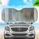 CAR WINDSHIELD SUNSHADE REFLECTIVE SUN SHADE COVER FOLDABLE 130x60 cm LARGE P1M1