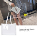 Summer Large Transparent Lady Handbag Travel Beach Shoulder Holiday Shopping Bag