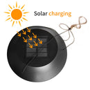 Solar Color Changing Wind Chime Lamps Star Moon Pendant Garden Light (B) Newly