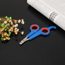 Stainless Steel Pet Nail Toe Scissors Dog Cat Claw Grooming Clipper (Blue) Newly