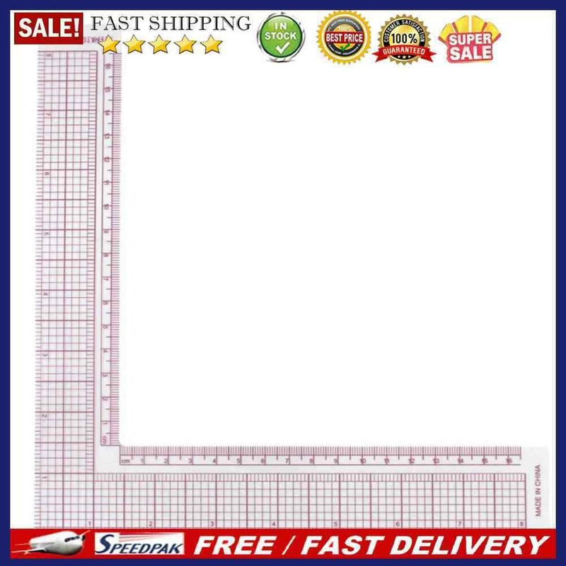 5pcs L Shape Garment Cutting Acrylic Quilting Ruler Tailor Ruler