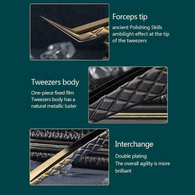 Eyelash Grafting Tweezer Eyebrow Tweezer Multi-purpose X8K3 Y6H2