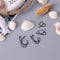 Fishing Hooks Kit, High Carbon Steel Carp Fish Hooks with Sharp Barbs, Set of 20