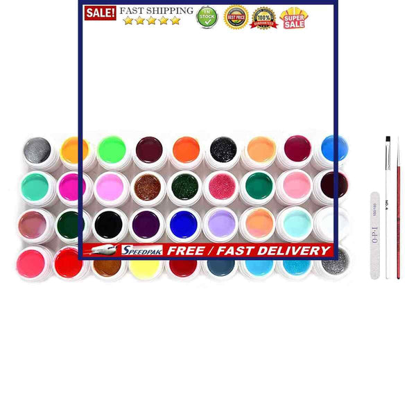 Gel Nail Polish Kit - 36 Colors Perfect Nail Polish for DIY Nails Art Decor