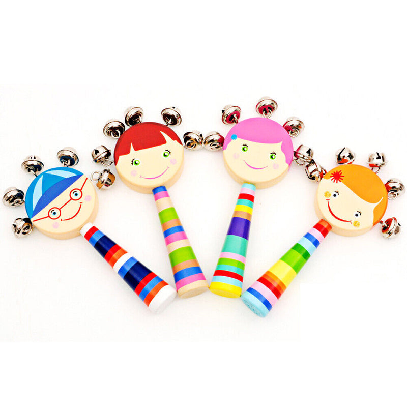 Baby Kids Infant Handbells Cartoon Early Education Developmental Toys