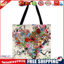 Wreath love printed Shoulder Shopping Bag Casual Large Tote Handbag