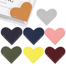 Cute Accessories Heart Bookmark 8 Pieces Leather Leather Reading Book Marker