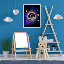 5D Kit Rhinestone Pictures DIY Space Astronaut Full Round Drill Diamond Paint