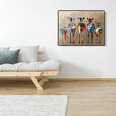 Painting By Numbers DIY Color Zebra Canvas Oil Picture Craft Home Wall Decor