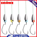 5pcs/Lot Texas Rig Set Hook for Bass Fish Carolina Fishing Tackle Metal Fishhook