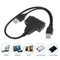 USB 2.0 to Sata Adapter for 2.5 inch SSD Hard Disk Drive Converter Cable