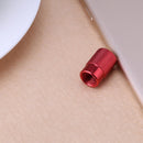 4pcs Auto Bicycle Tire Valve Caps Dust Covers for Schrader Valve (Red) Newly