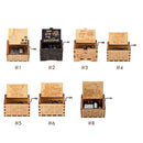 Wooden Music Box, Hand Crank Engraved Musical Box, Valentine Gifts (2)