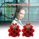 2pcs Cartoon Animal Silicone Racquet Tennis Racket Anti Shock Absorber (E)
