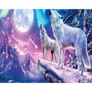 5D DIY Diamond Painting Kits Full Round Drill Wolf Mosaic Animal Decoration G