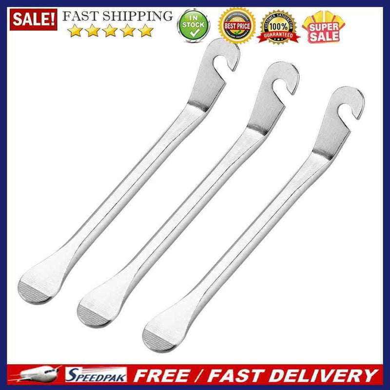 3pcs Cycling Steel Wheel Tire Lever Curved Bicycle Tyre Repair Tool Hooks