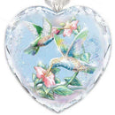 Accessories Mosaic Creative Hummingbird Flower Crystal Pendant Bird Necklace