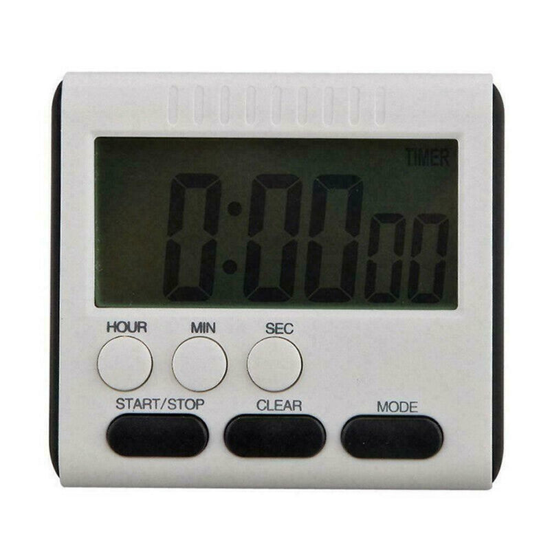 LCD Digital Magnetic Kitchen Cooking Large Timer Loud Count-Down Clock Q1V6