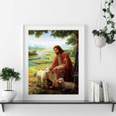 Religion Jesus Drawing Full Round Drill Diamond Painting Art Craft for Adults