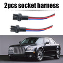 2pcs 7443 T20 Bulb Connector Male Adapter for Automotive Turn Signal Bulb Socket
