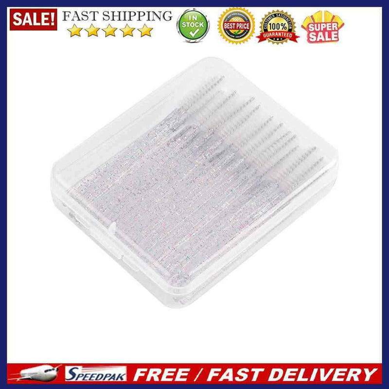 50pcs Professional Eyelashes Comb Makeup Brushes Beauty Tool Kits for Women