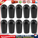 10pcs 4mm Plastic Guitar Toggle Switch Tip for LP Electric Guitar(Black) Newly