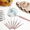 #A 8pcs Printed Crochet Hook Kit DIY Stitching Needle Yarn Knitting Craft Tools