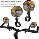Bike Mirrors Bicycle Rearview  Mirrors Handle Rearview Mirror Cycling Rear View