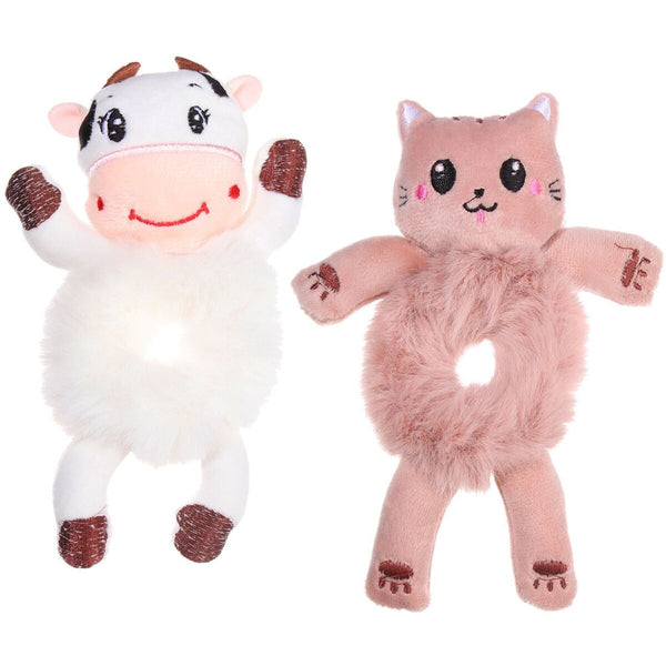 Elastic Hair Accessories Headband Plush HairBands HairHoop Animal Hair Ties