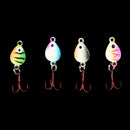 Whale Shaped mini Lead Hard Hook AD-Sharp Insect Ice Fishing Lure Winter Bait