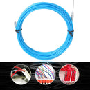 Electrician Conduit Ducting Cable Puller Wheel Pushing Rope Line Clip (5m) Newly
