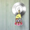 5D Diamond Painting Keychain Slap Luminous DIY Full Drill Special Shaped Pe