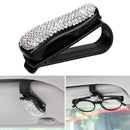 Rhinestone Sunglass Glasses Holder for Car Bling Bling Clip Eyeglasses Hanger