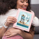 Transparent Father and Son Love Stamp Silicone Seal for DIY Scrapbooking Newly