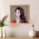 Full Cross Stitch 11CT DIY Princess on the Run Printed Embroidery Decoration Set