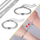 Bracelet O-shaped Bracelet Gift For Couple Stainless Steel Magnet Bracelet