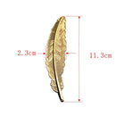 Leaf shape Page markers Book darts Metal Feather Students Stationery Bookmark