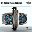 K4 Mobile Phone Radiator Semiconductor Temperature Display Dual Cooling Fans