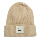 Winter Women Men Knit Ski Beanie Ball Wool Cuff Hat Ski Cap (Beige)