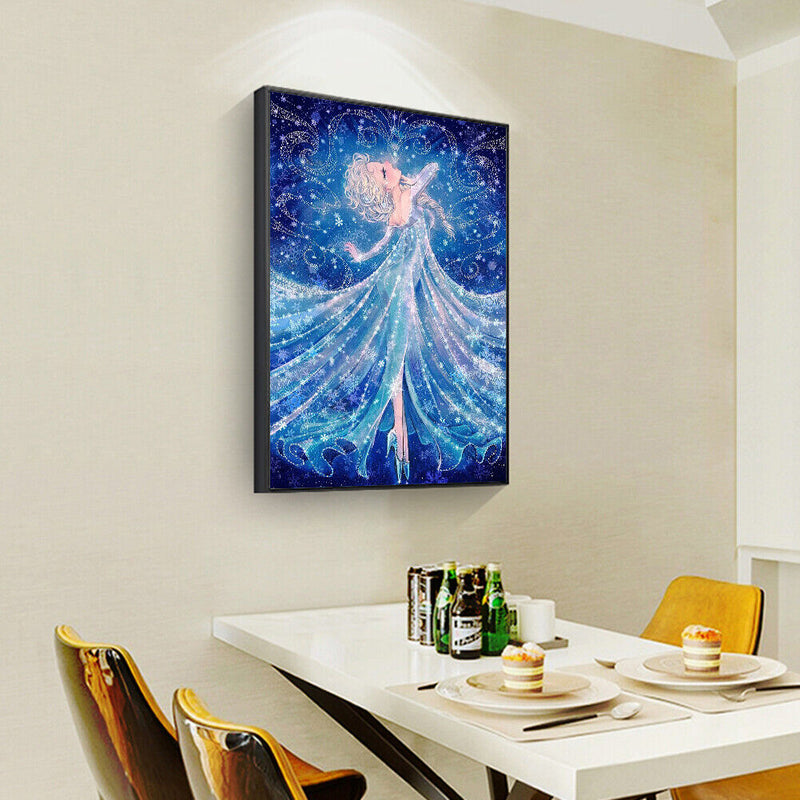 Cartoon Girl 5D DIY Special Shape Part Drill Diamond Painting Rhinestone Picture