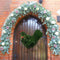 Christmas Rooster Chicken Wreath Green Rooster Wreath for Front Door Wreath DIY