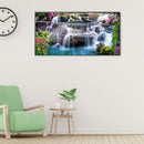 Mountain Waterfall Oil Paint By Numbers Kits Canvas Picture Wall Art DIY Craf