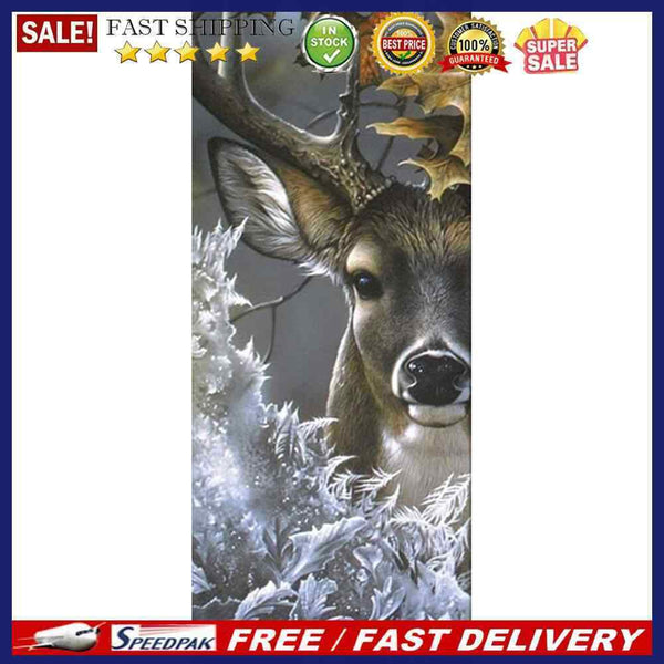5D DIY Diamond Painted Full Round Diamond Animal Deer LD168