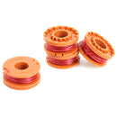 10ft Replacement Grass Edger Line Spool Trimmer Cap for WORX (12x Spools) Newly