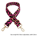 Leopard Strap for Crossbody Shoulder Bag Accessories Replacement (Rose)