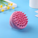 Silicone Hair Washing Comb Scalp Head Massager Hair Cleaning Tool (Pink) Newly