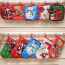 2pcs/set Christmas Home Decoration Glove+Microwave Oven Heat Insulation Pad
