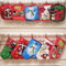 2pcs/set Christmas Home Decoration Glove+Microwave Oven Heat Insulation Pad