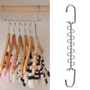 Space Saver Clothes Trousers Scarf Magic Hanger Metal Holder Organizer Closet