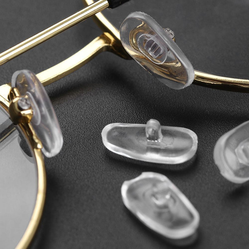 White Sunglasses Retainer Anti-Slip Tools Glasses Holder Silica Gel Nose Pads